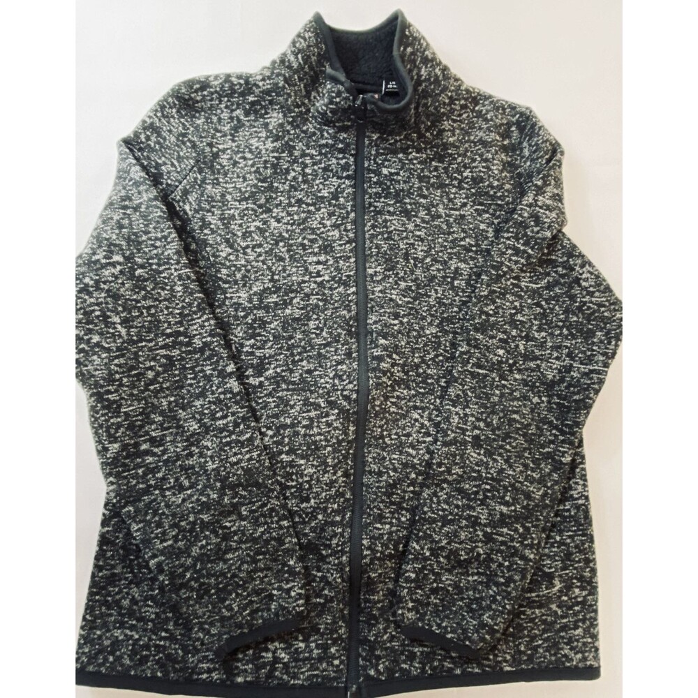 Swiss Tech Womens Gray(s) tweed Full Zip 2 Pockets Size L (12-14)
